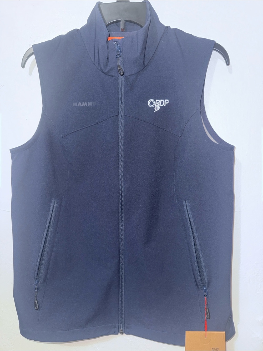 Women's Mammut Rime Light IN Flex Marine Navy Regular Fit Vest Small With logo